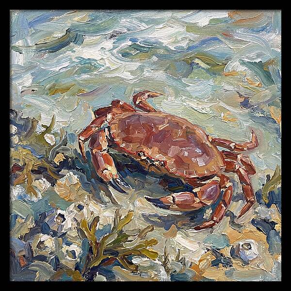 Crab Among Coastal Flora