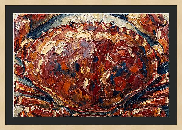 Crab In Bold Colors