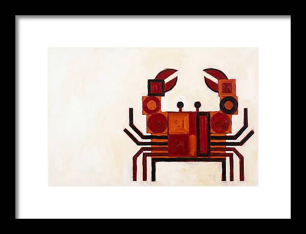 Crab In Minimalist Style