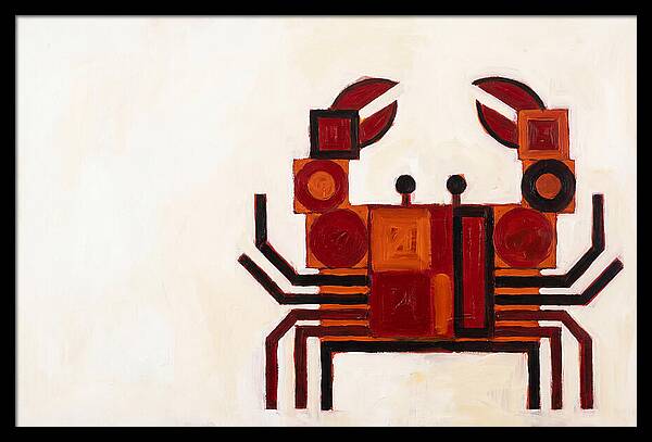 Crab In Minimalist Style