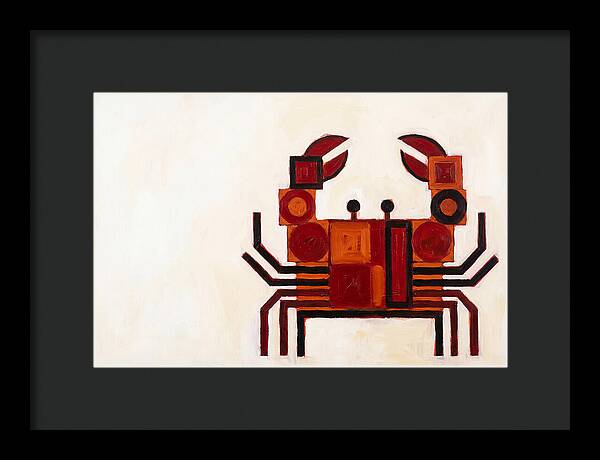 Crab In Minimalist Style