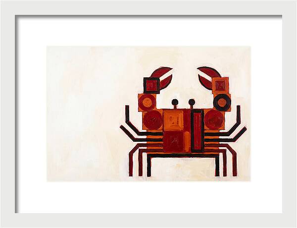 Crab In Minimalist Style