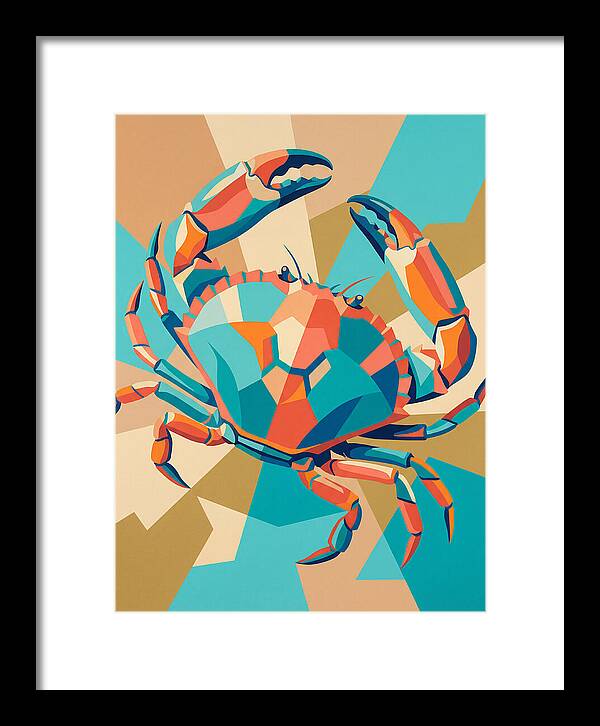 Crab In Vibrant Colors