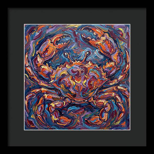 Crab In Vibrant Expressionism