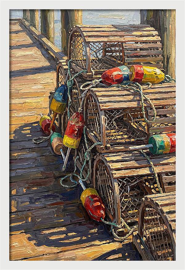 Crab Traps On The Pier