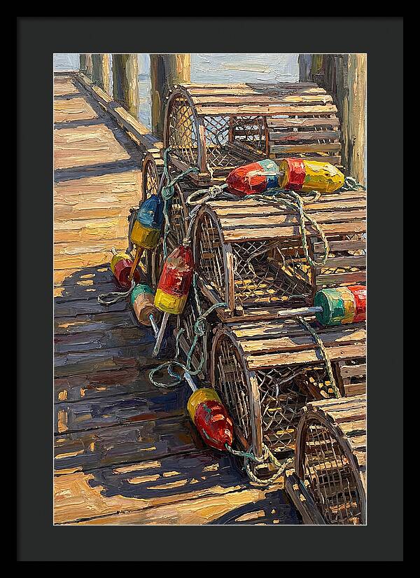 Crab Traps On The Pier