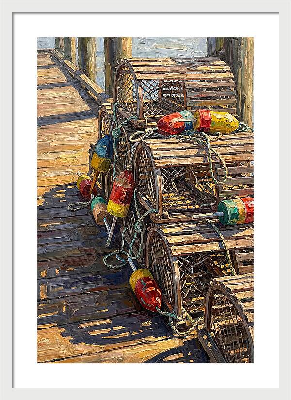 Crab Traps On The Pier