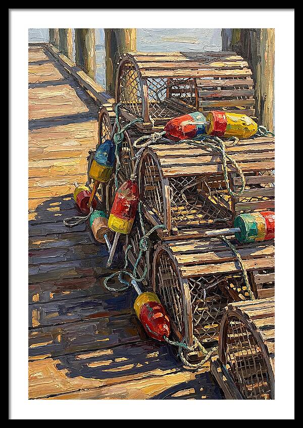 Crab Traps On The Pier