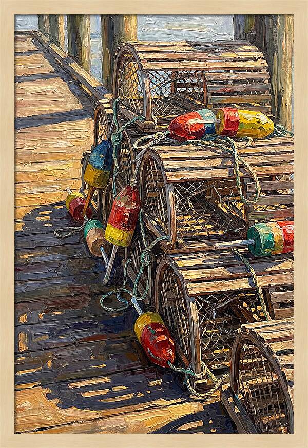 Crab Traps On The Pier