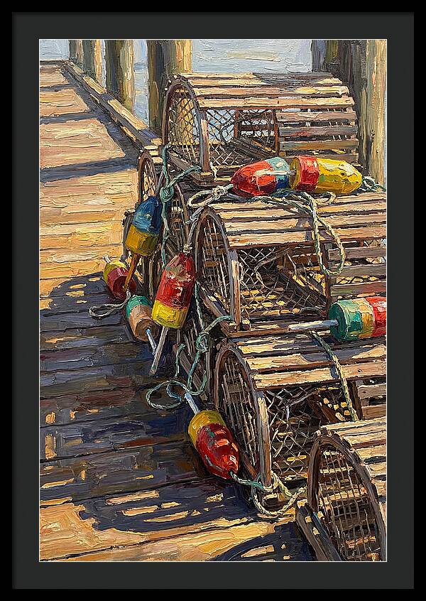 Crab Traps On The Pier