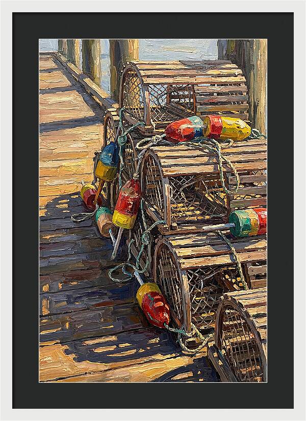 Crab Traps On The Pier