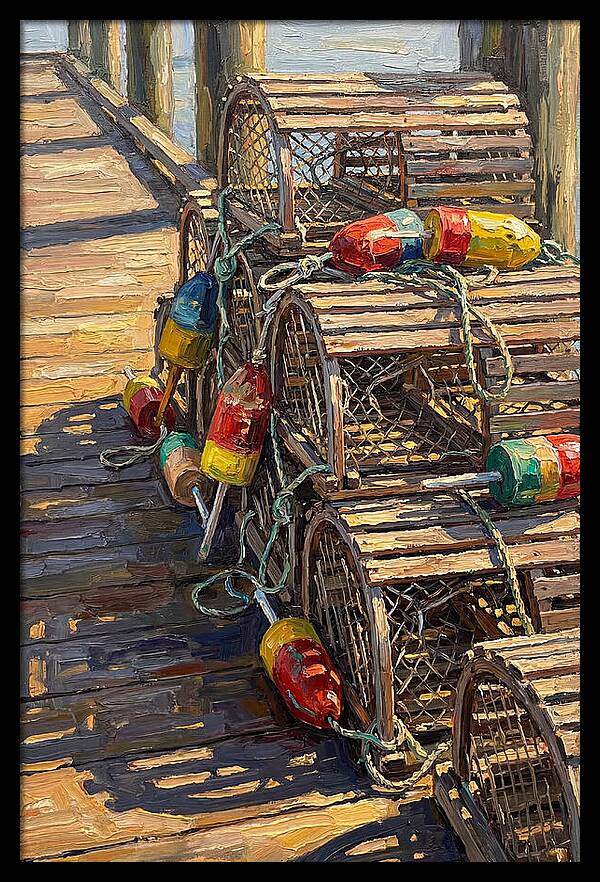 Crab Traps On The Pier