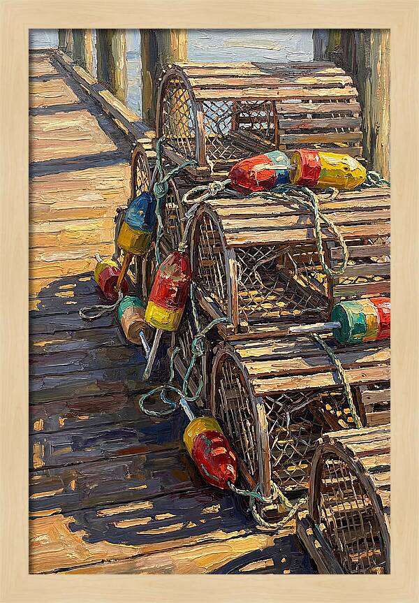 Crab Traps On The Pier