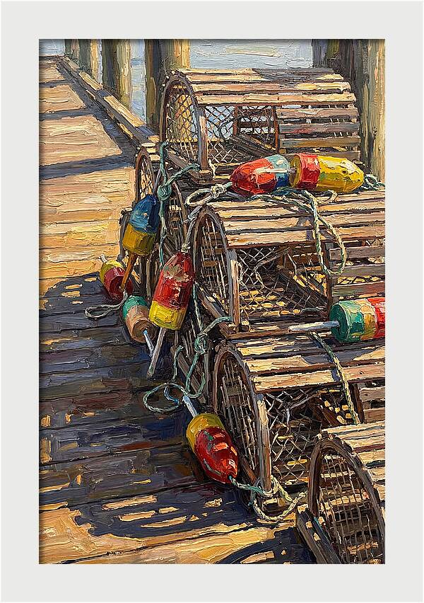 Crab Traps On The Pier