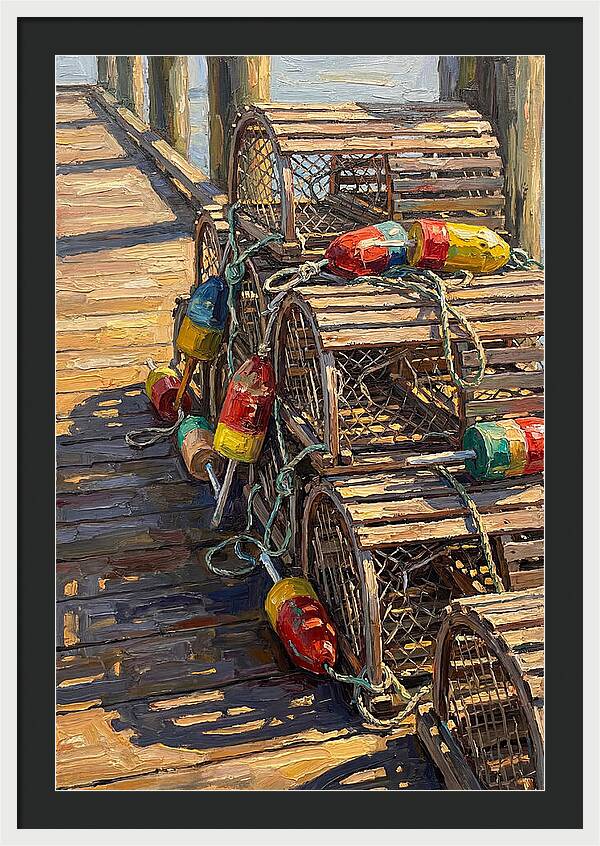 Crab Traps On The Pier