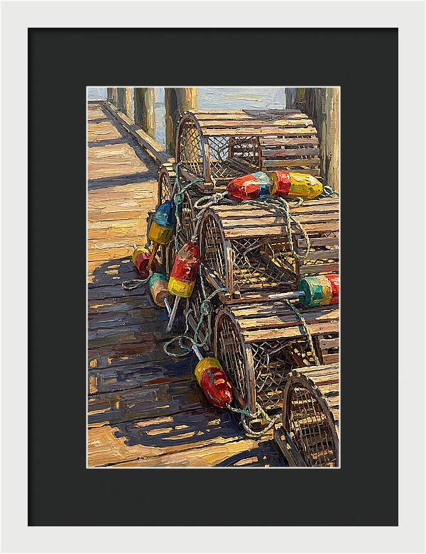 Crab Traps On The Pier
