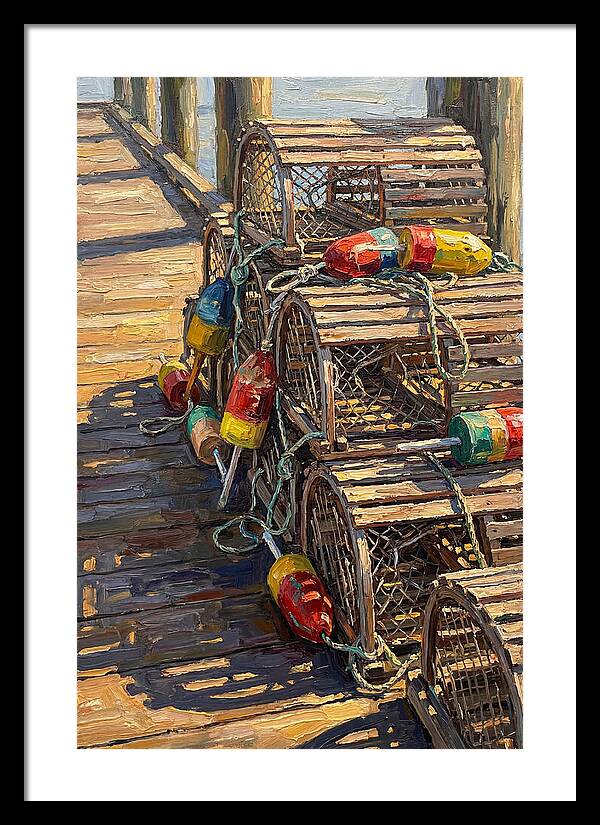 Crab Traps On The Pier