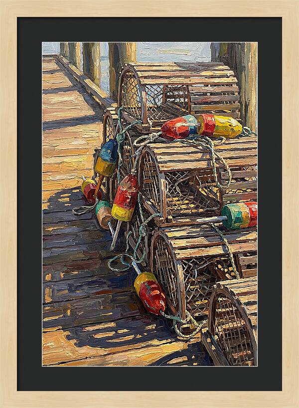 Crab Traps On The Pier