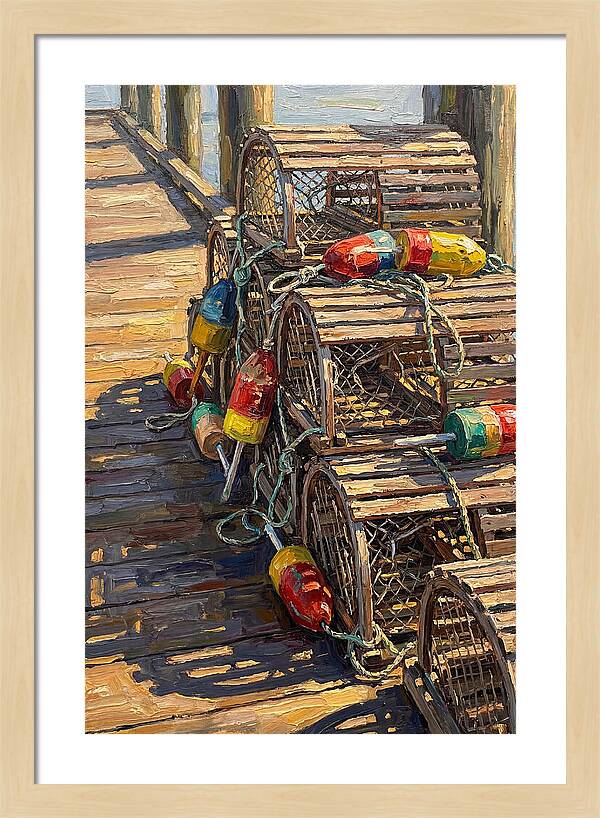 Crab Traps On The Pier