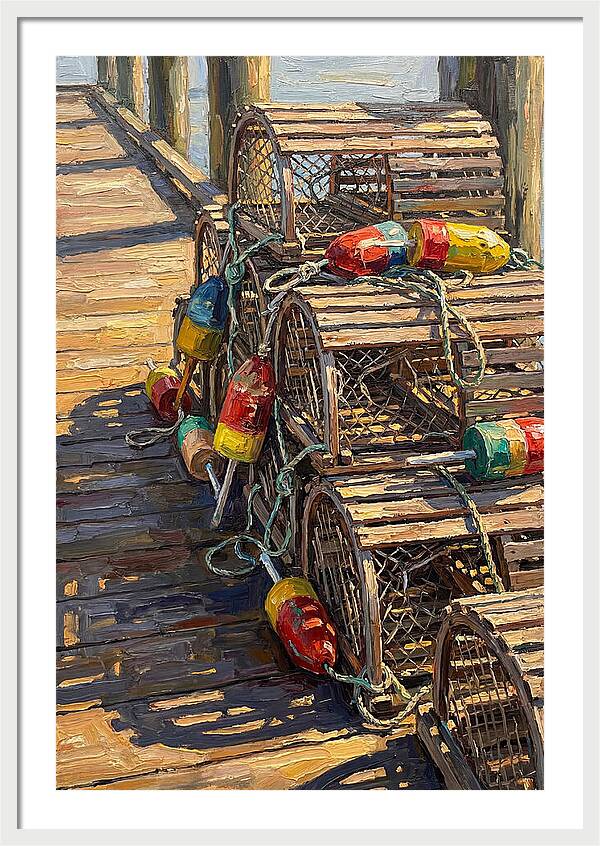 Crab Traps On The Pier