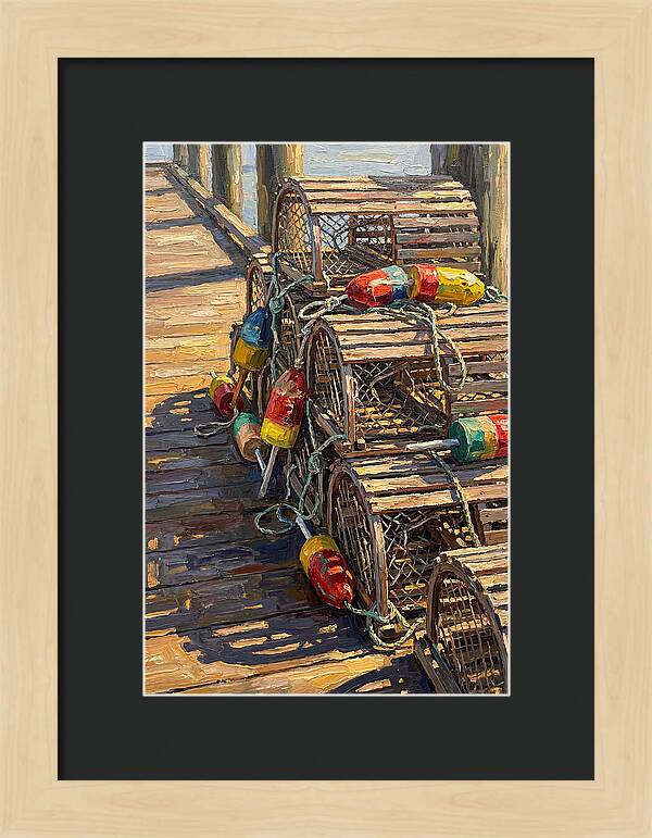 Crab Traps On The Pier