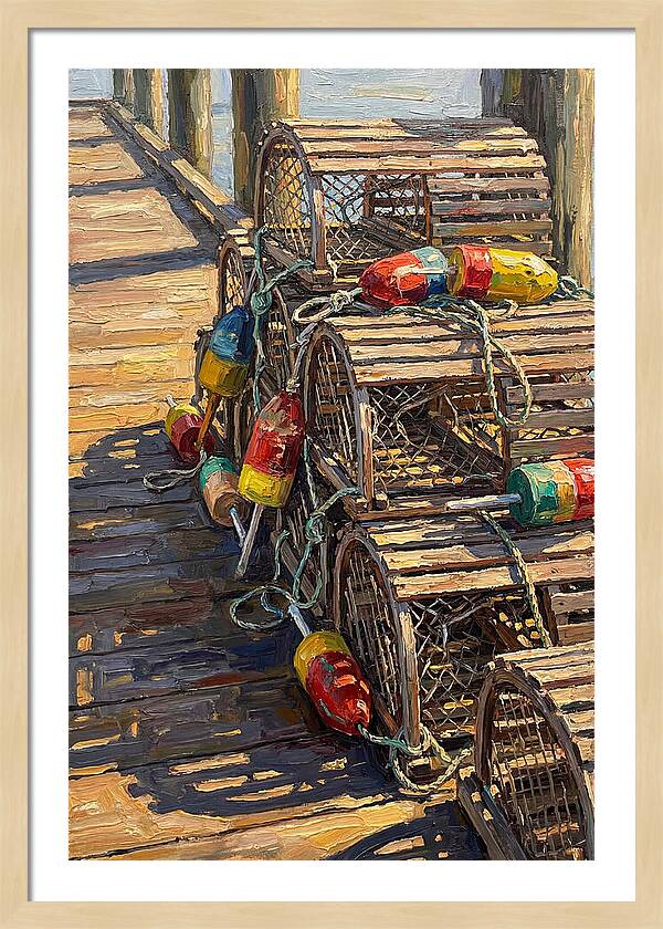 Crab Traps On The Pier