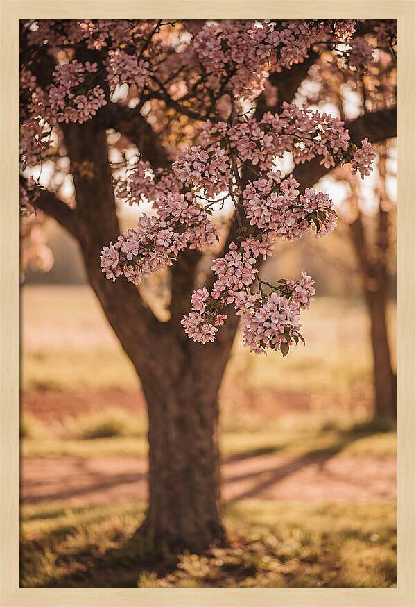 Crabapple Tree In Bloom