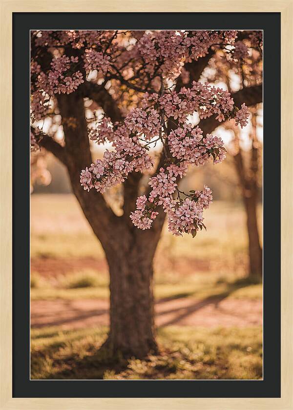 Crabapple Tree In Bloom