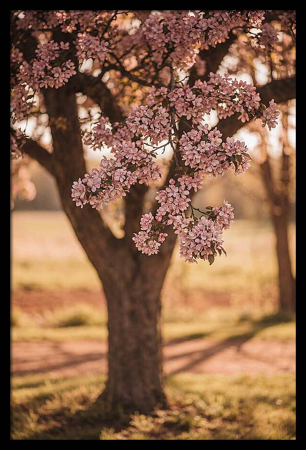 Crabapple Tree In Bloom