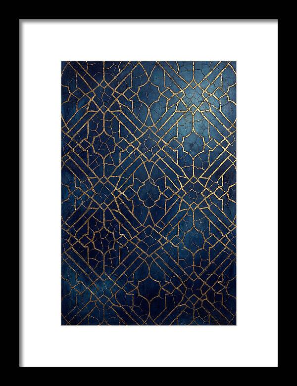 Crackled Gold Leaf Patterns