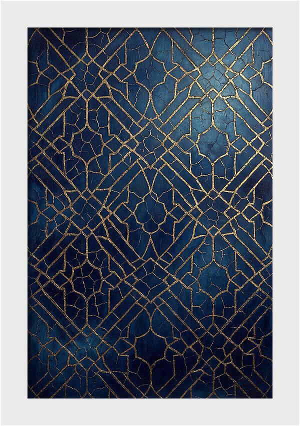 Crackled Gold Leaf Patterns