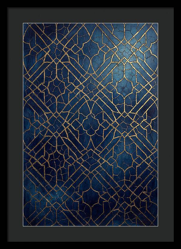 Crackled Gold Leaf Patterns