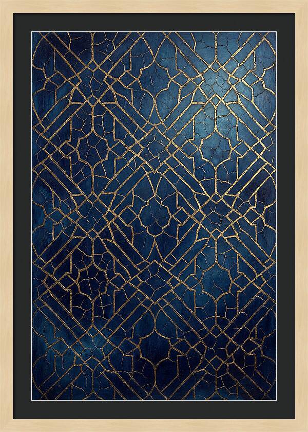 Crackled Gold Leaf Patterns