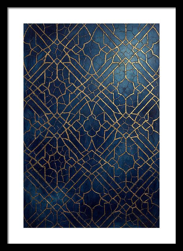 Crackled Gold Leaf Patterns
