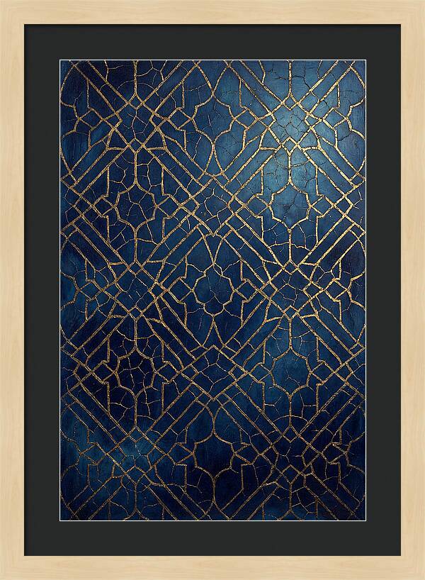 Crackled Gold Leaf Patterns