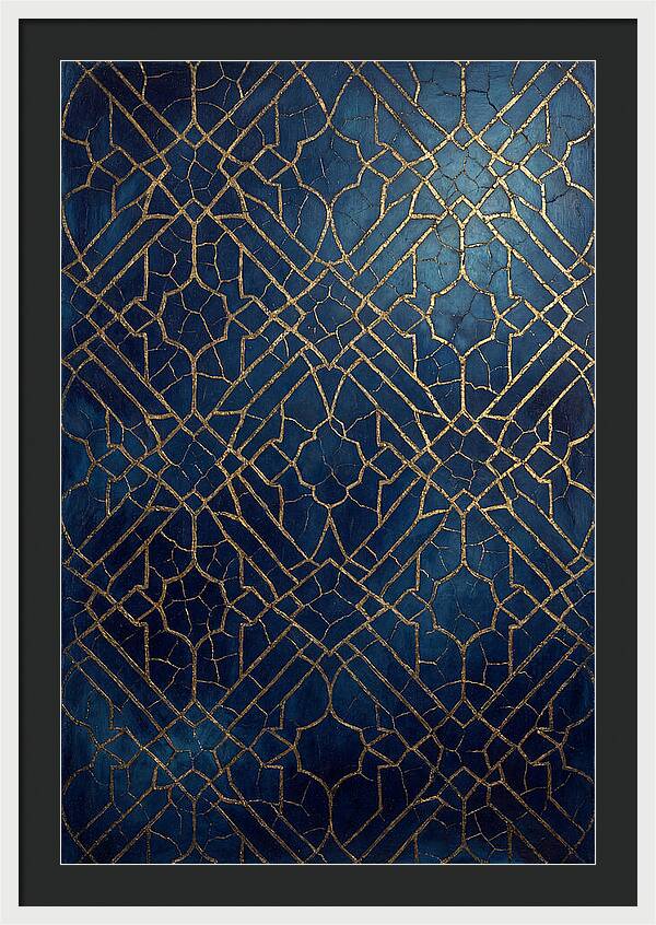 Crackled Gold Leaf Patterns