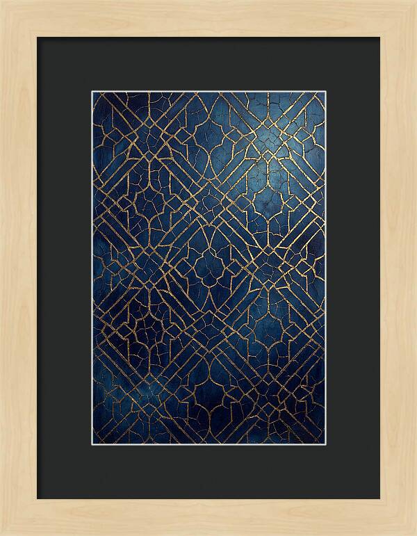 Crackled Gold Leaf Patterns