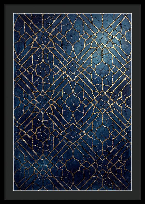 Crackled Gold Leaf Patterns
