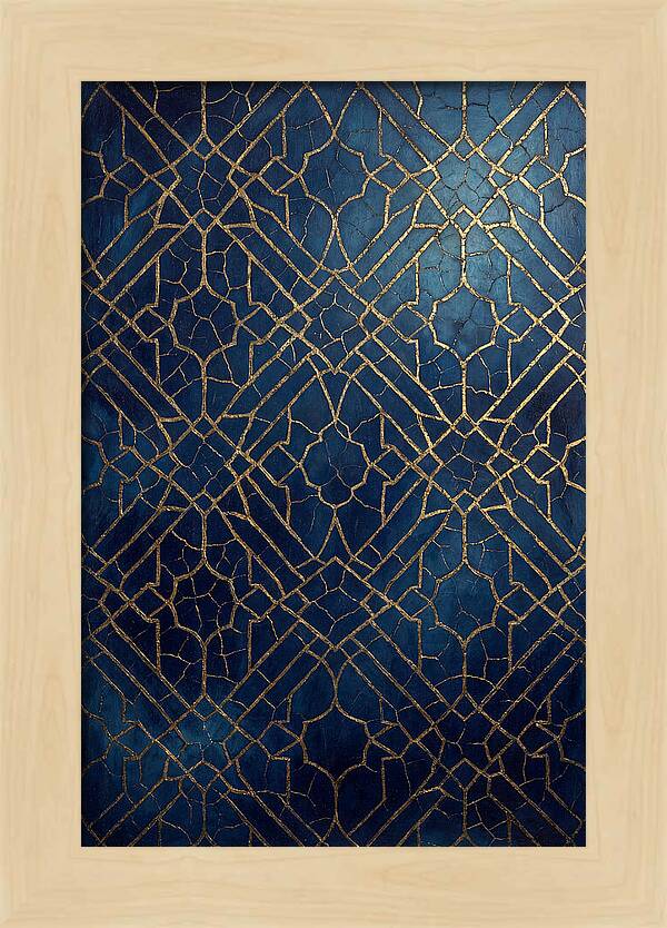 Crackled Gold Leaf Patterns