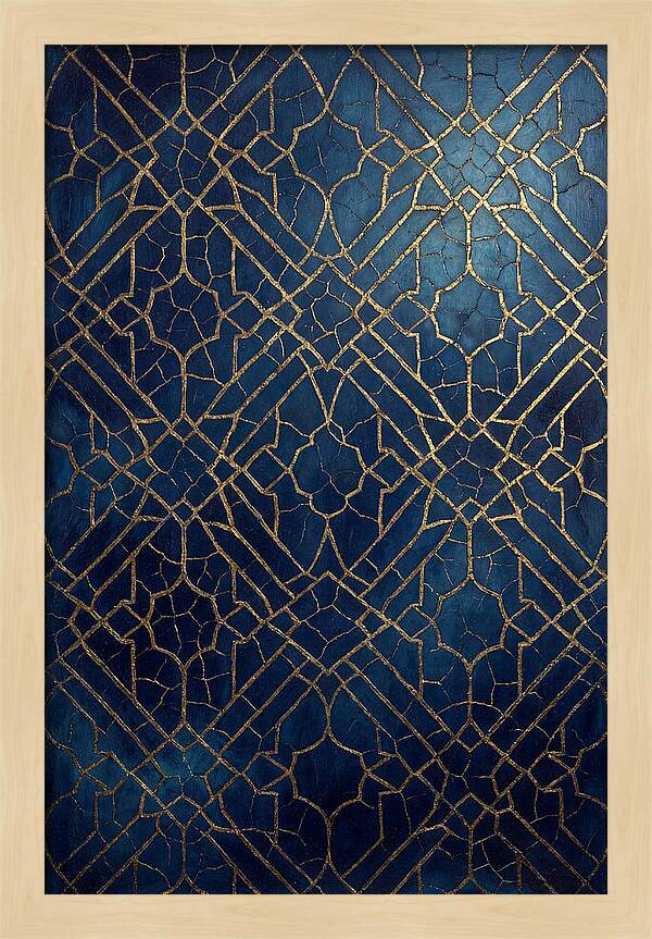 Crackled Gold Leaf Patterns