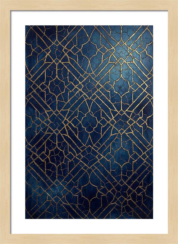 Crackled Gold Leaf Patterns