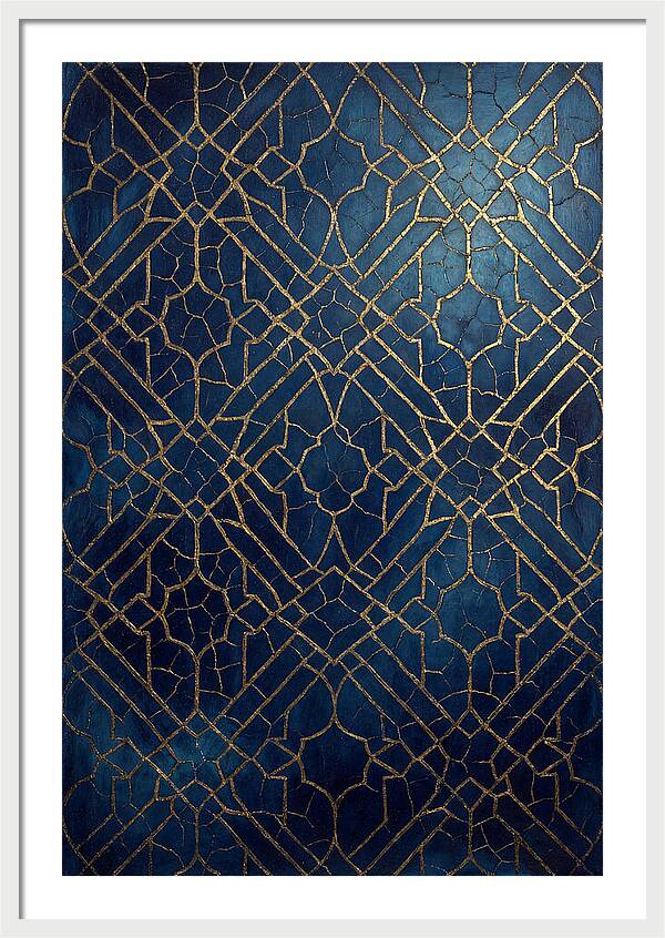 Crackled Gold Leaf Patterns
