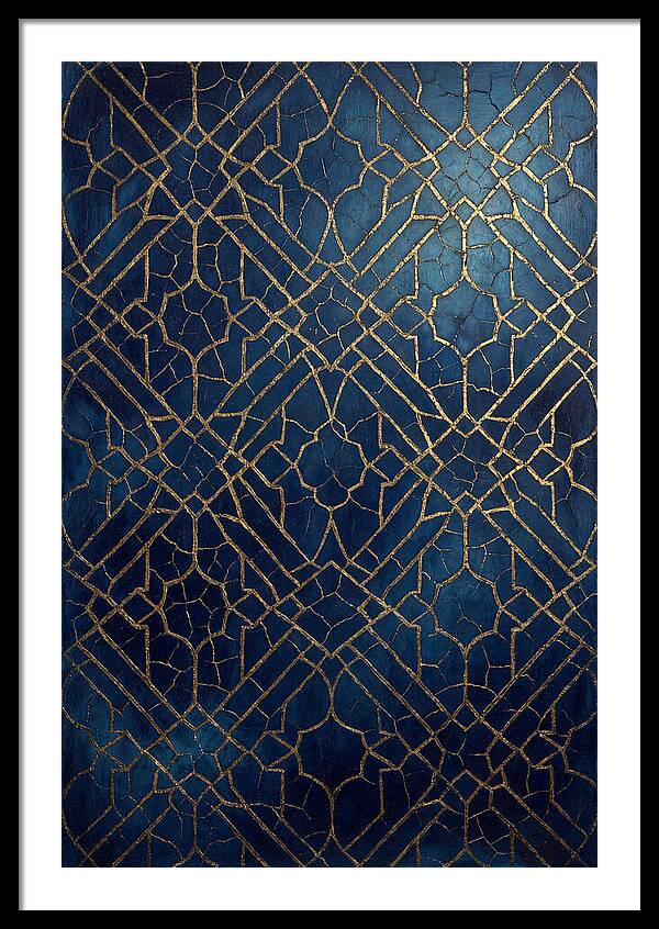 Crackled Gold Leaf Patterns