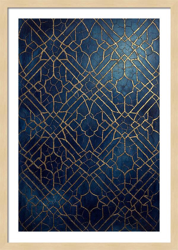 Crackled Gold Leaf Patterns