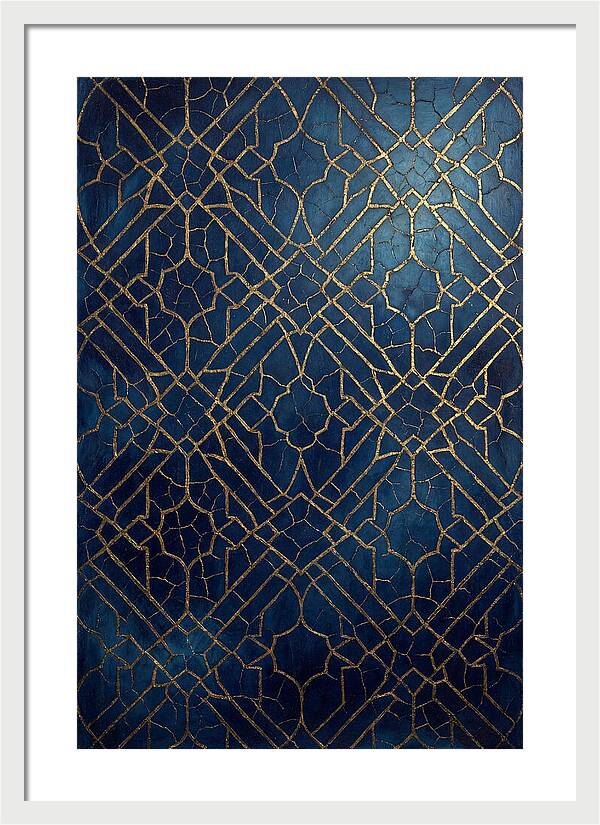 Crackled Gold Leaf Patterns
