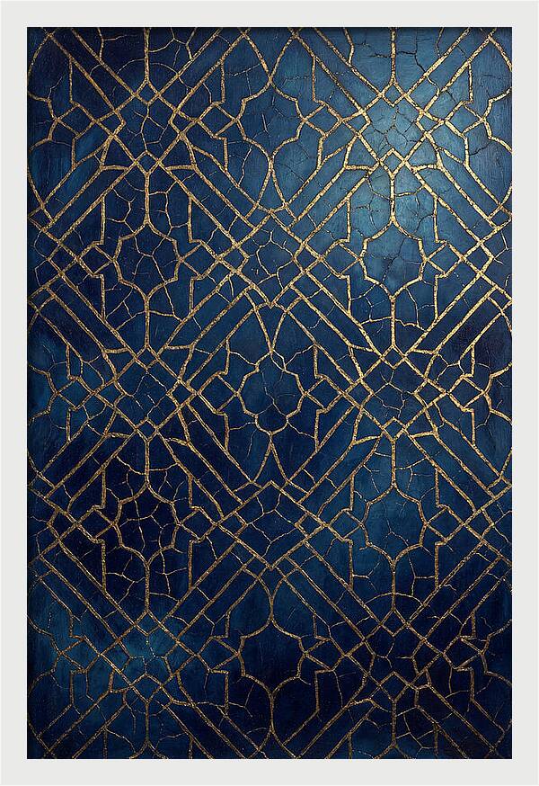 Crackled Gold Leaf Patterns