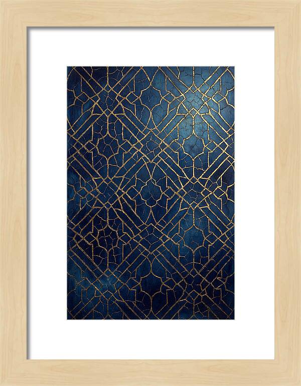 Crackled Gold Leaf Patterns