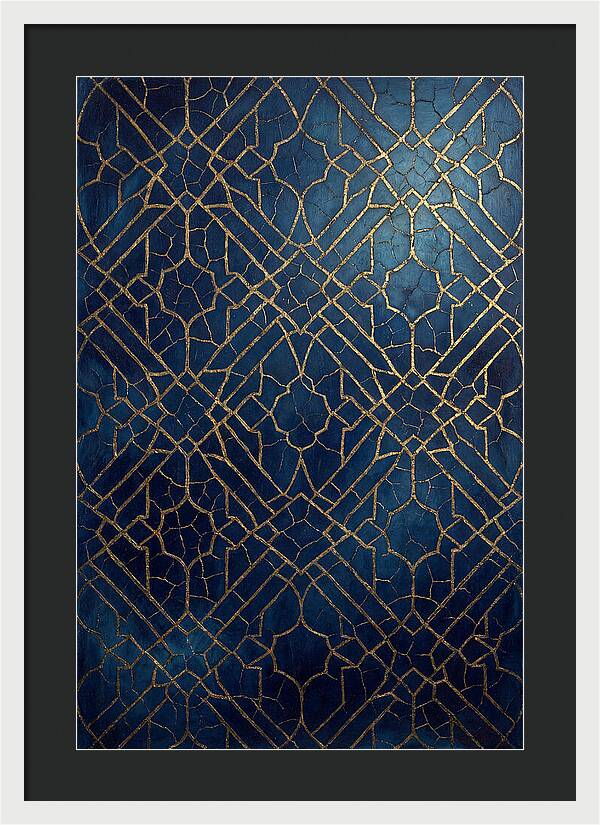 Crackled Gold Leaf Patterns