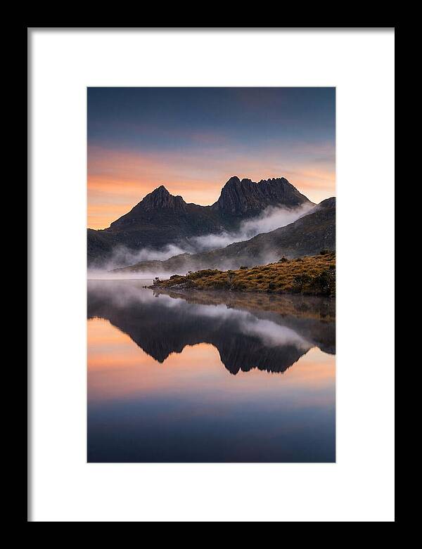 Cradle Mountain Reflected At Dawn