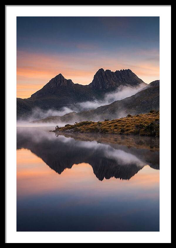 Cradle Mountain Reflected At Dawn